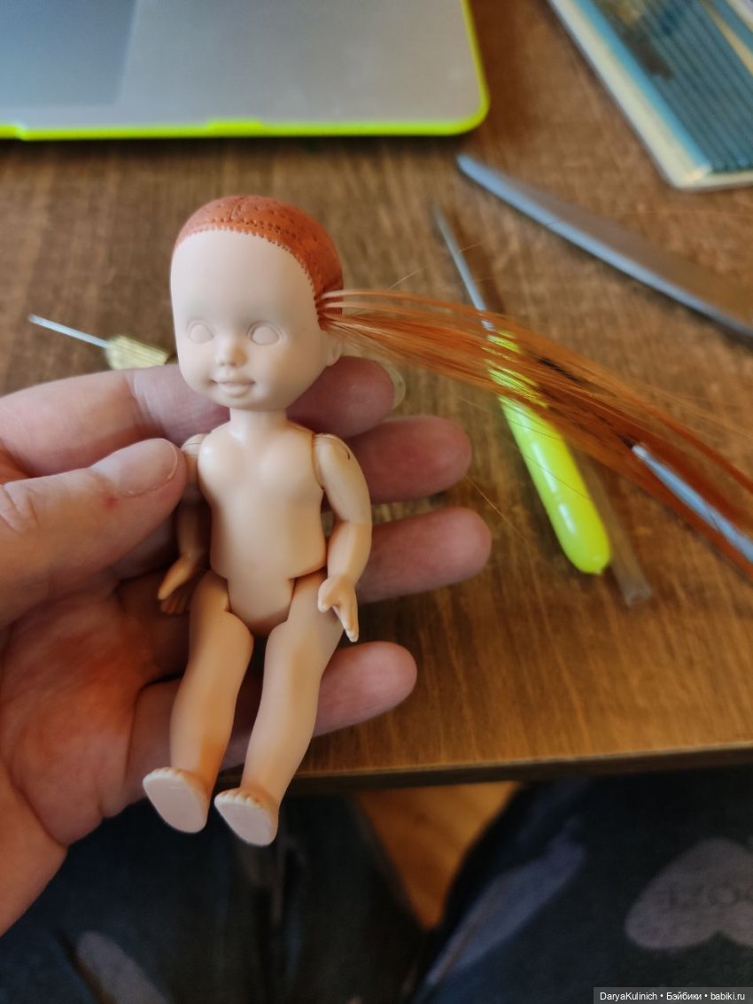 Первый опыт: OOAK куклы 11 см (фото 2)