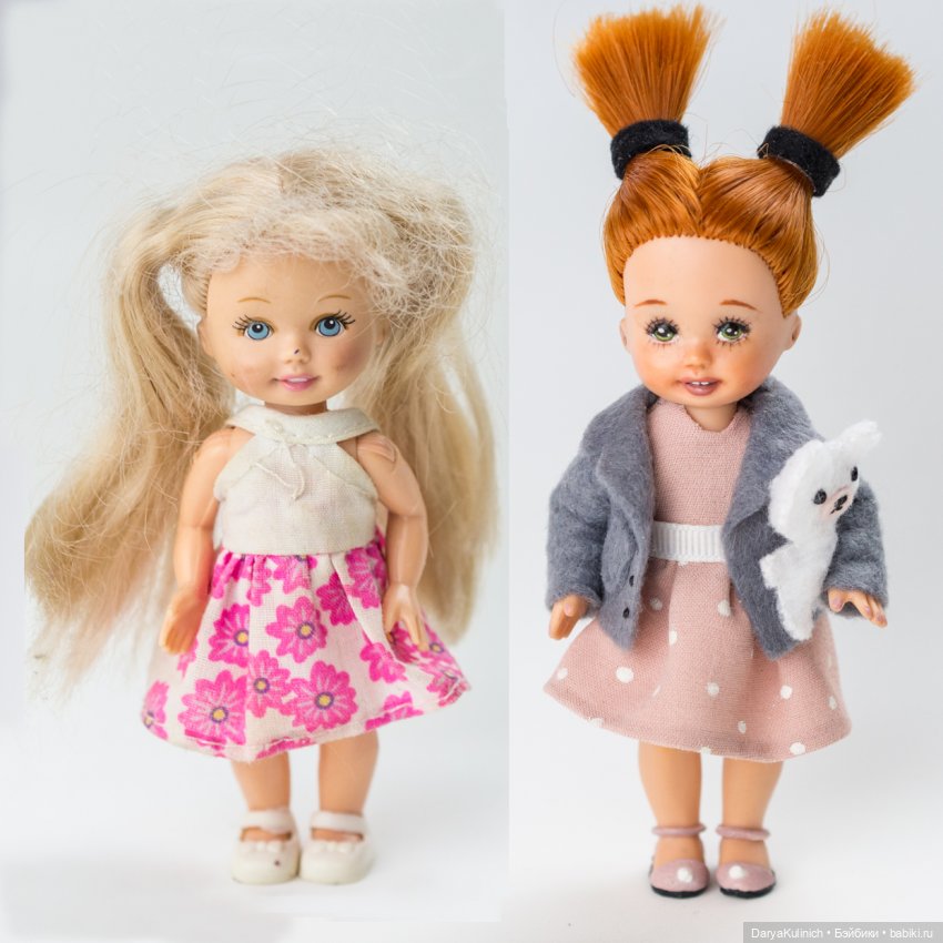 Первый опыт: OOAK куклы 11 см