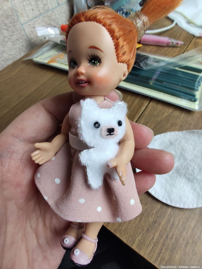 Первый опыт: OOAK куклы 11 см