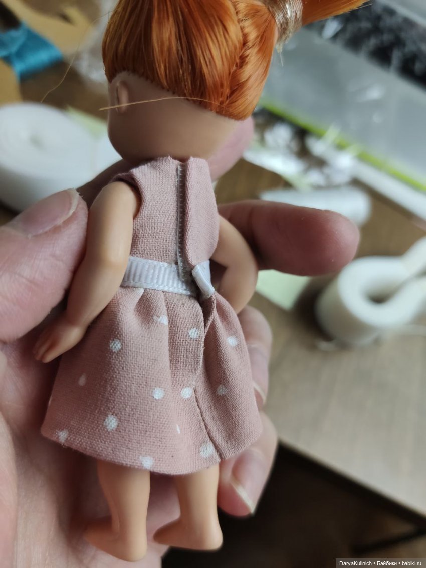 Первый опыт: OOAK куклы 11 см (фото 7)