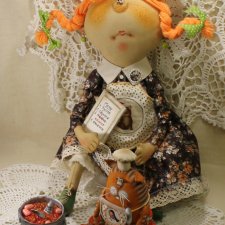 Авторские текстильные куклы Поварята