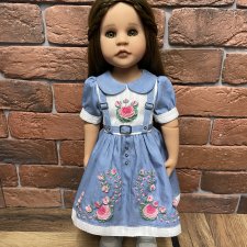 Джинсовое платье для Готц