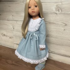 Джинсовое платьице для Готц