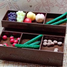 Кукольная миниатюра и румбокс - Стойка для фруктов и овощей купить в ...