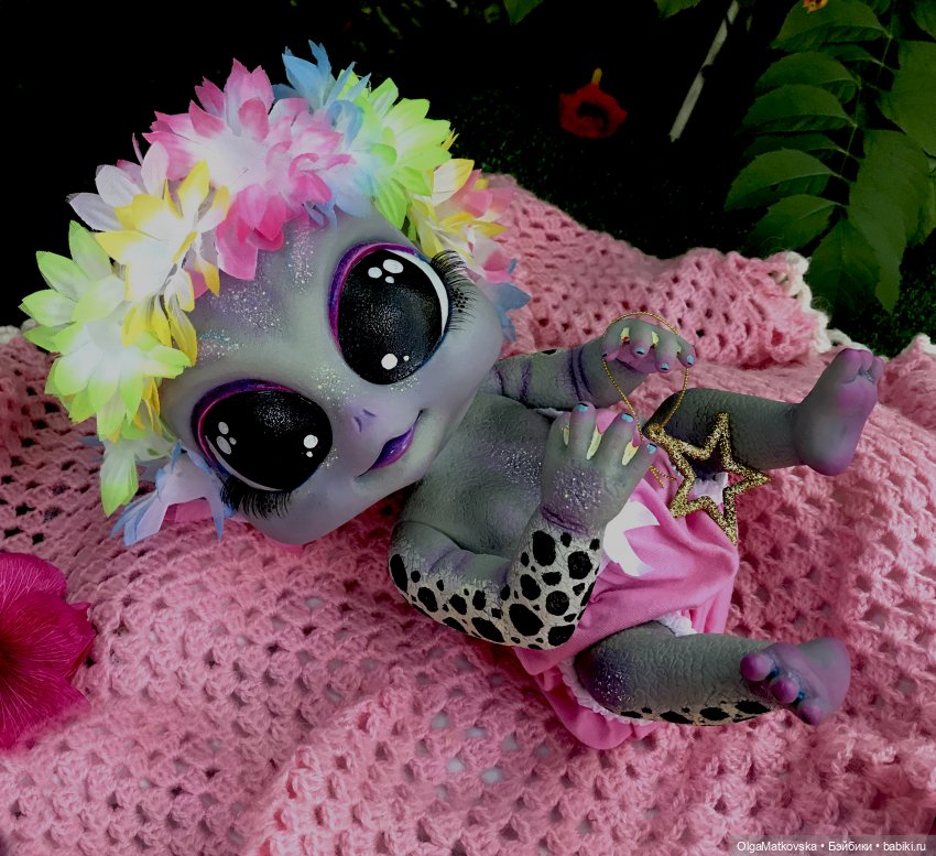 Мейша, трепетная девочка из делёкой звезды, или куклы реборн бывают разные (фото 10)