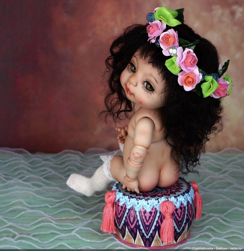 Восточная принцесса из Киева, шарнирная кукла-младенец БЖД Жасмин и её три образа | Бэйбики Восточная принцесса из Киева, шарнирная кукла-младенец БЖД Жасмин и её три образа (фото 6)