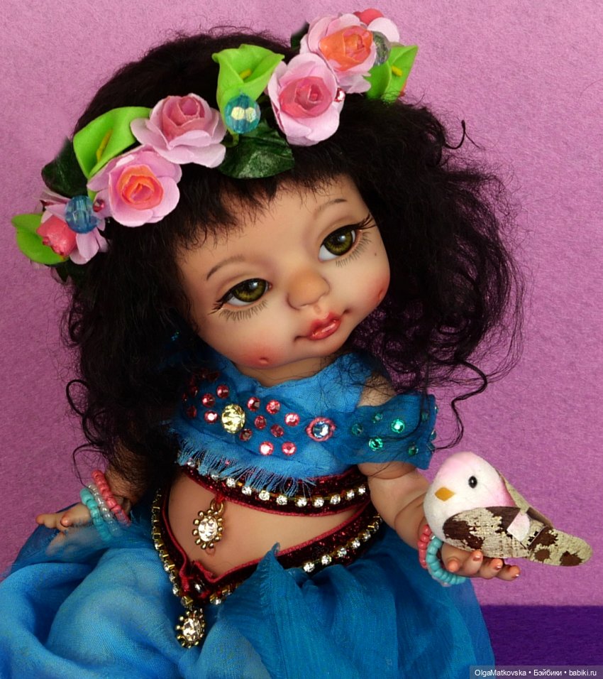 Восточная принцесса из Киева, шарнирная кукла-младенец БЖД Жасмин и её три образа | Бэйбики Восточная принцесса из Киева, шарнирная кукла-младенец БЖД Жасмин и её три образа (фото 7)