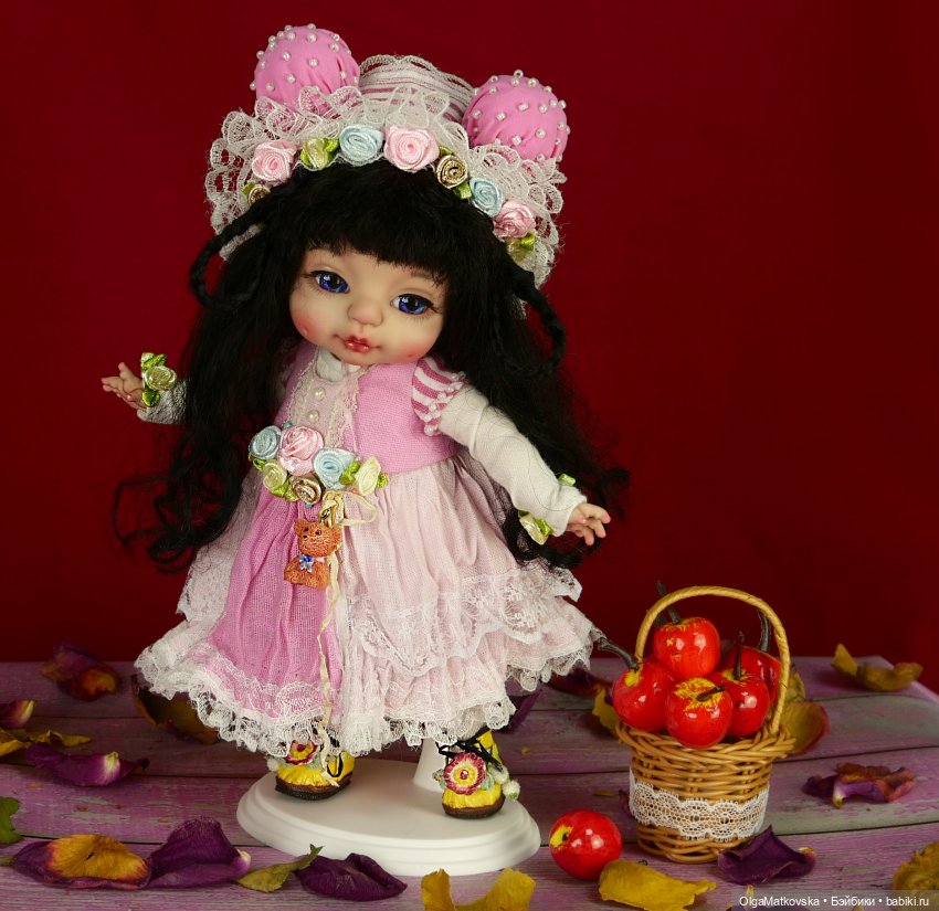 Белоснежка маленькая принцесса, авторская шарнирная кукла БЖД, полиуретан