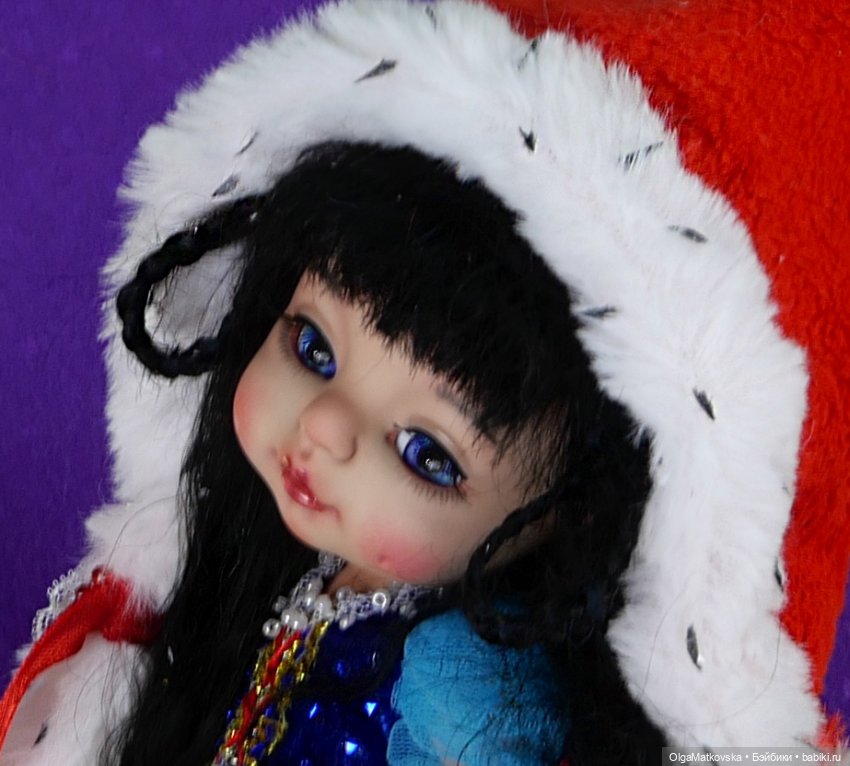 Белоснежка маленькая принцесса, авторская шарнирная кукла БЖД, полиуретан