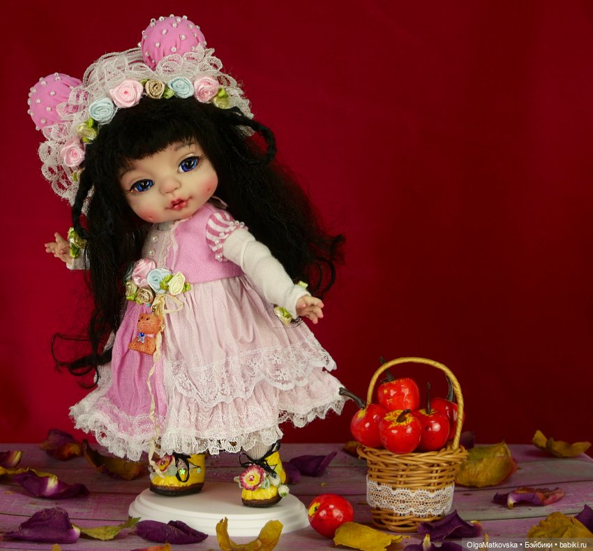 Белоснежка маленькая принцесса, авторская шарнирная кукла БЖД, полиуретан