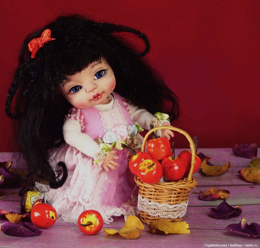 Белоснежка маленькая принцесса, авторская шарнирная кукла БЖД, полиуретан (фото 10)