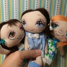 3 тряпичные куклы лотом.