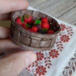 Лукошко (без ручки) с ягодами
