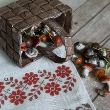 Корзина с грибами