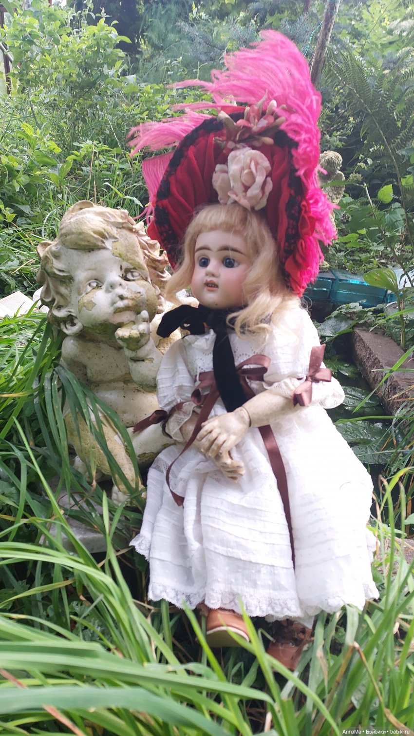 Две прогулки — Редкие антикварные куклы и реплики: воск (фото 5)