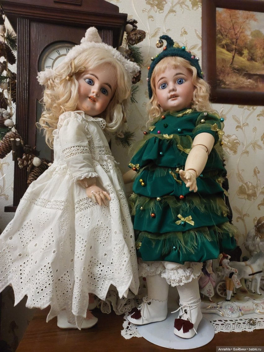 В лесу родилась ёлочка — Редкие антикварные куклы и реплики: воск