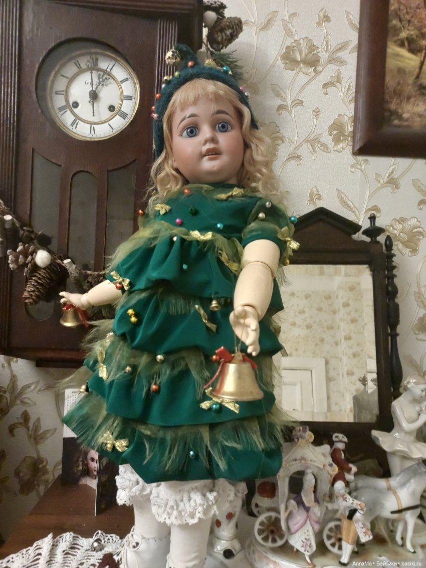 В лесу родилась ёлочка — Редкие антикварные куклы и реплики: воск (фото 9)