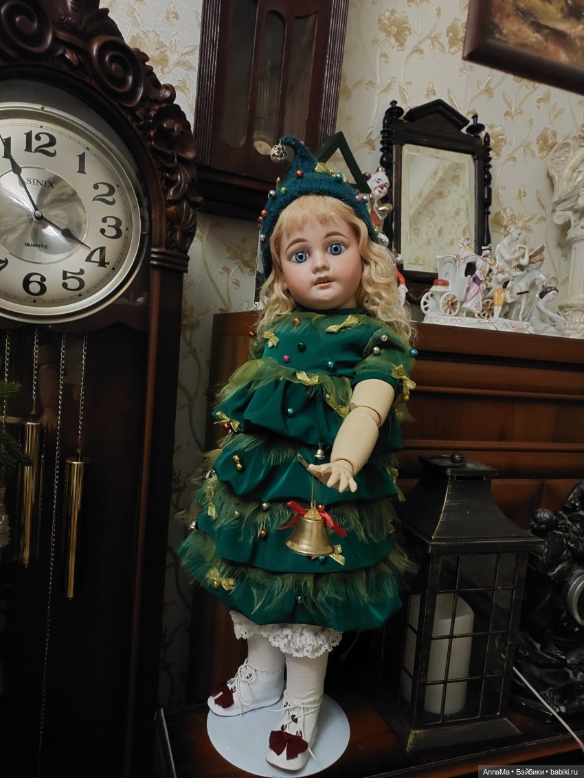 В лесу родилась ёлочка — Редкие антикварные куклы и реплики: воск (фото 8)