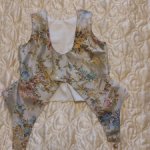 Жаккардовый жилет для большой куклы.