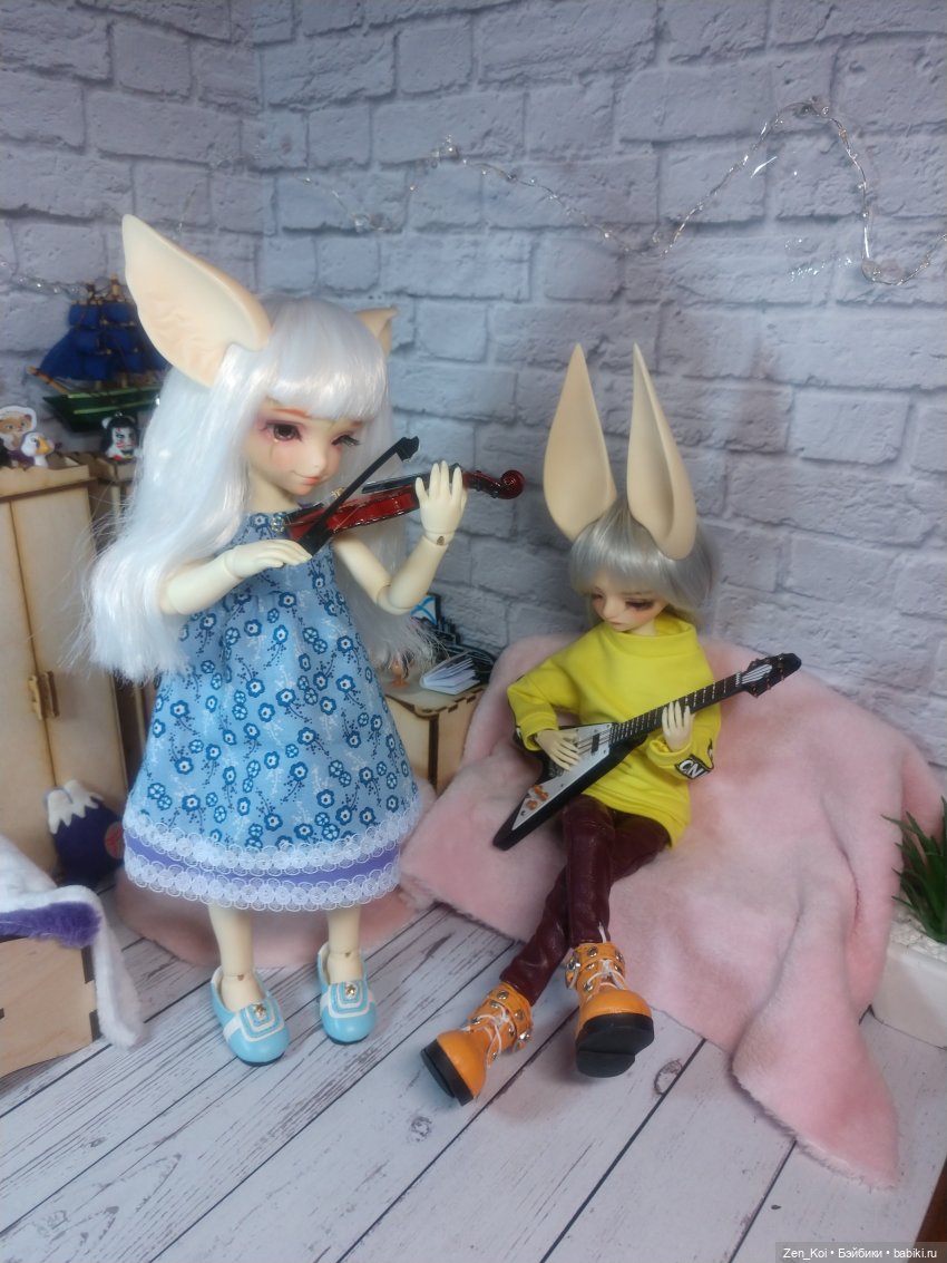 Урок музыки — Фотоистории с куклами BJD (БЖД): сериалы