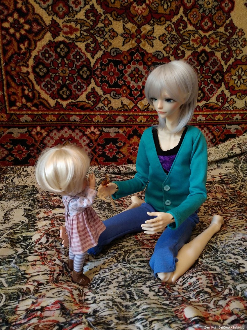 Оставили наедине с маленькой гостьей | Бэйбики Оставили наедине с маленькой гостьей (фото 6)