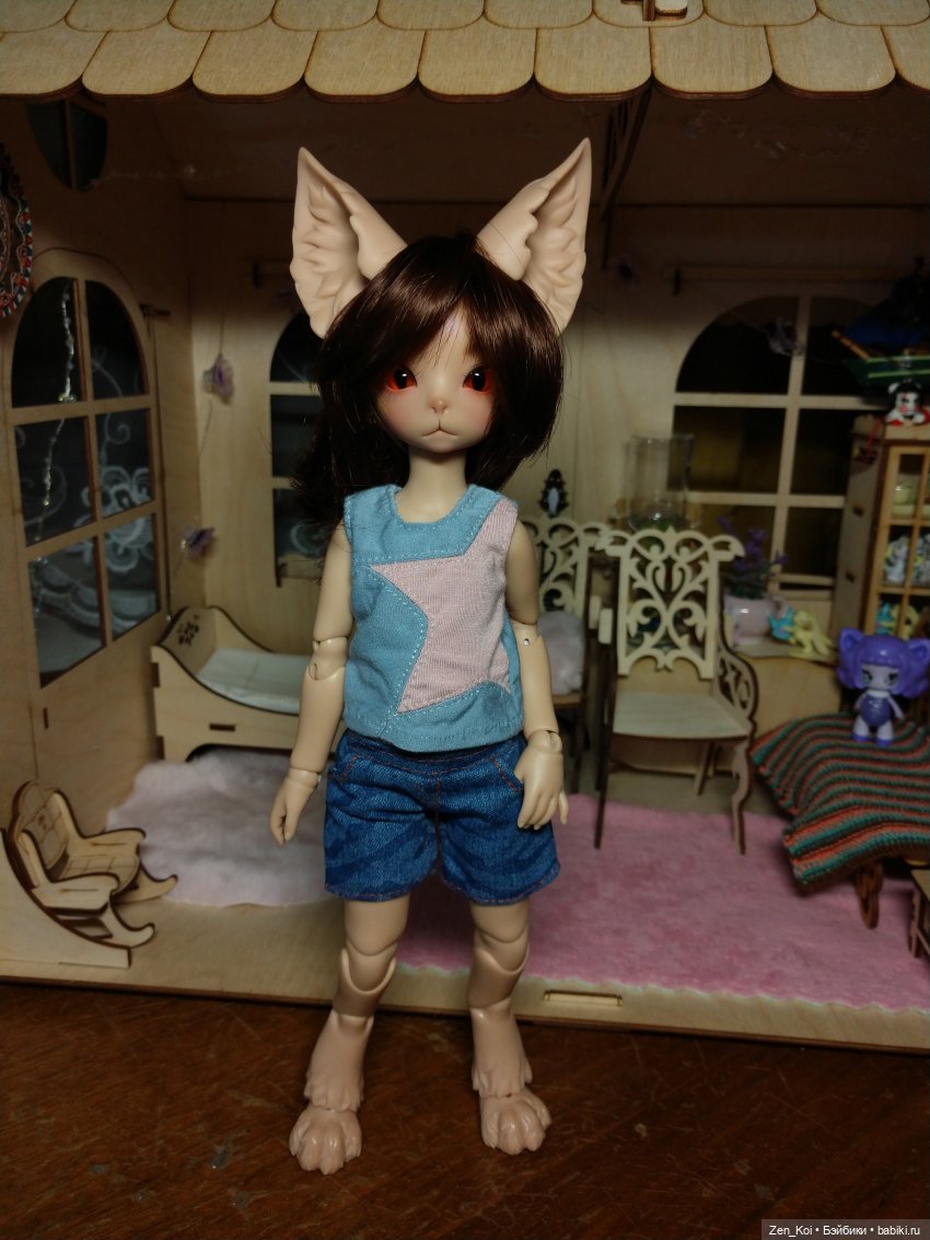Котики и грибочек | Бэйбики Котики и грибочек — Куклы Dream Valley (Дрим Валлей): BJD (БЖД) (фото 4)