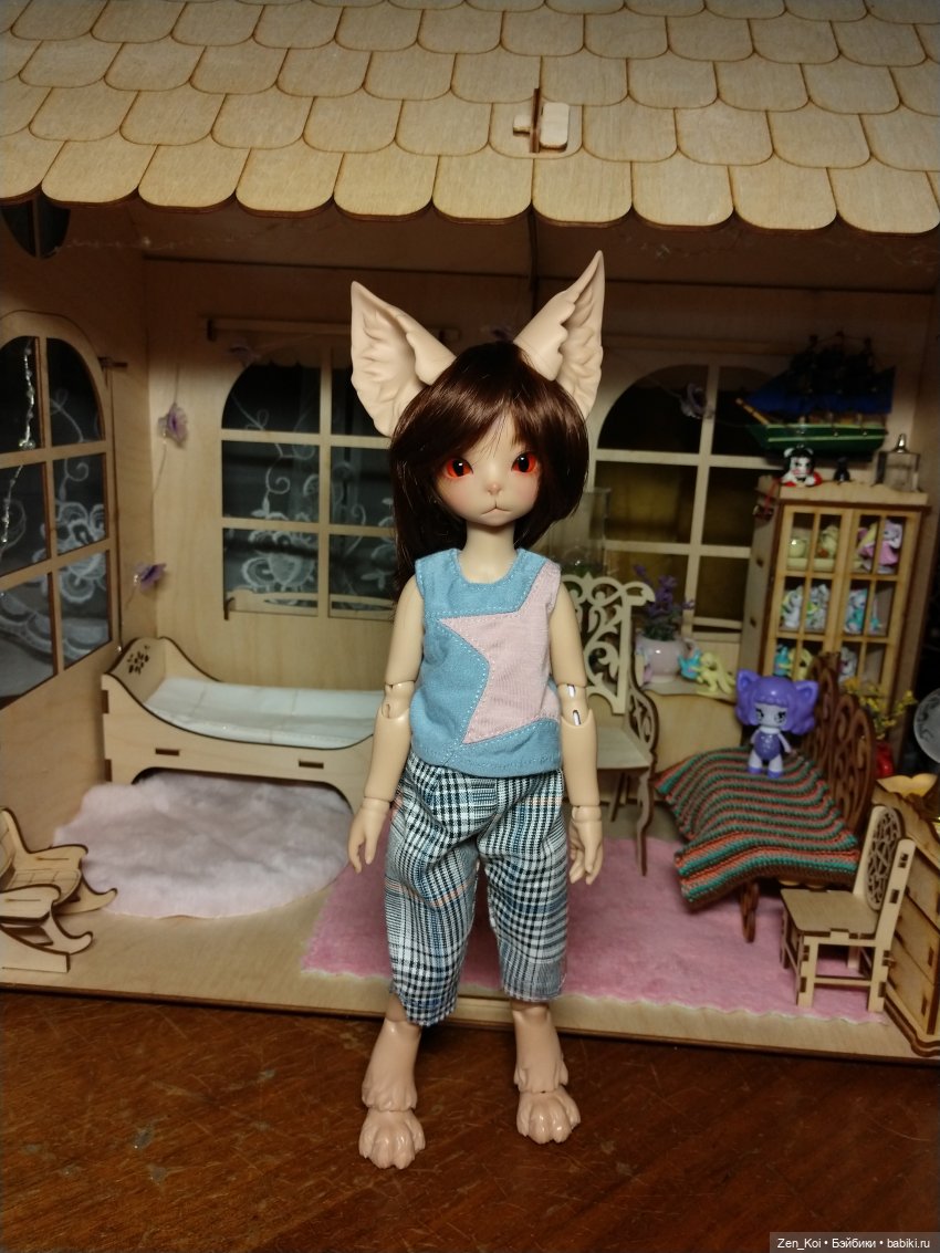 Котики и грибочек | Бэйбики Котики и грибочек — Куклы Dream Valley (Дрим Валлей): BJD (БЖД) (фото 3)