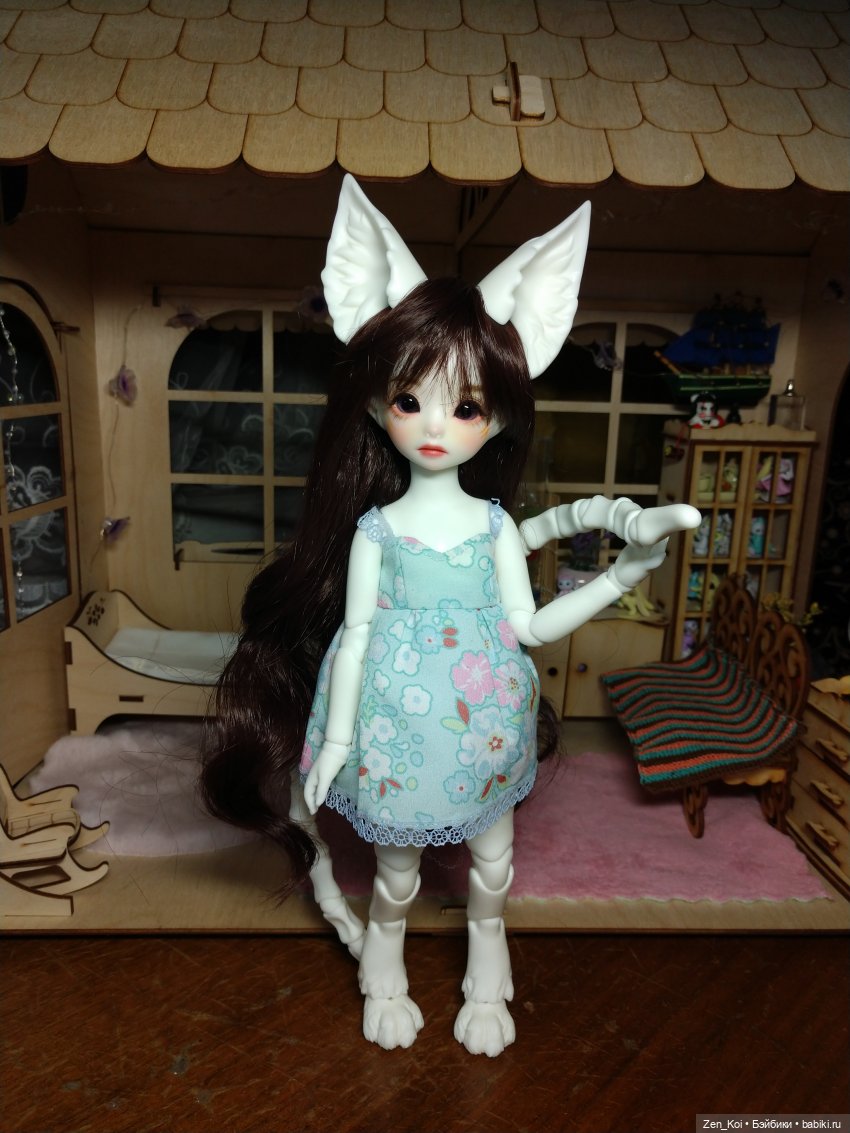 Котики и грибочек | Бэйбики Котики и грибочек — Куклы Dream Valley (Дрим Валлей): BJD (БЖД) (фото 6)