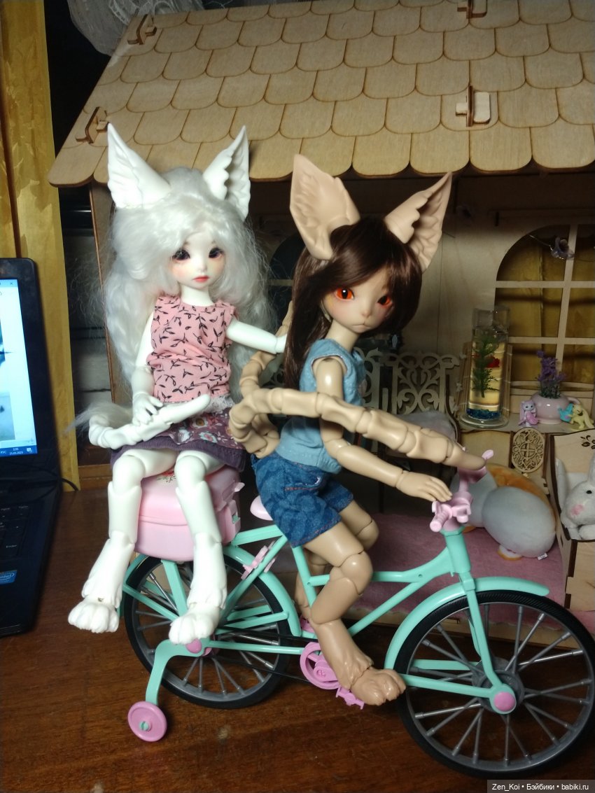 Велосипед 2 | Бэйбики Велосипед 2 — Куклы Dream Valley (Дрим Валлей): BJD (БЖД) (фото 7)