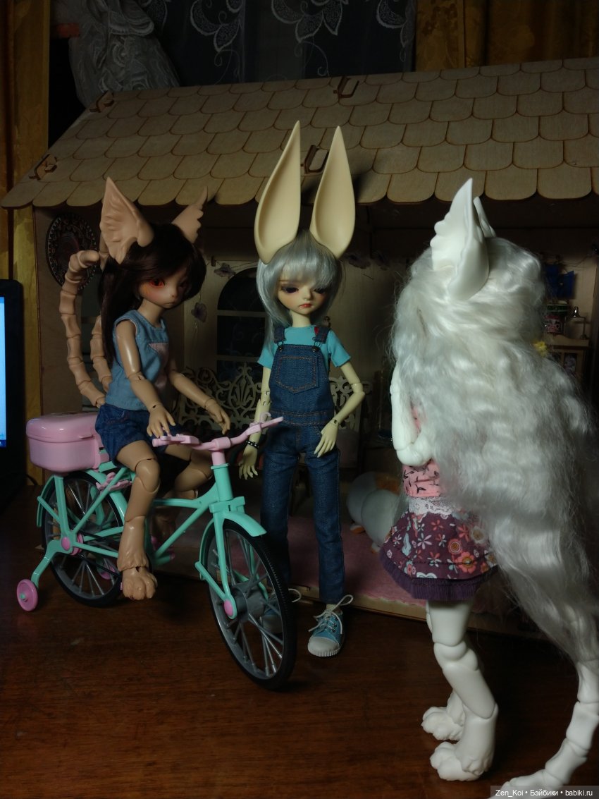 Велосипед 2 | Бэйбики Велосипед 2 — Куклы Dream Valley (Дрим Валлей): BJD (БЖД) (фото 4)