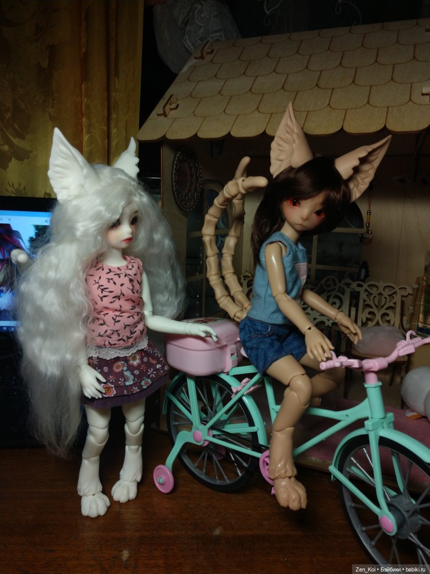 Велосипед 2 | Бэйбики Велосипед 2 — Куклы Dream Valley (Дрим Валлей): BJD (БЖД) (фото 5)