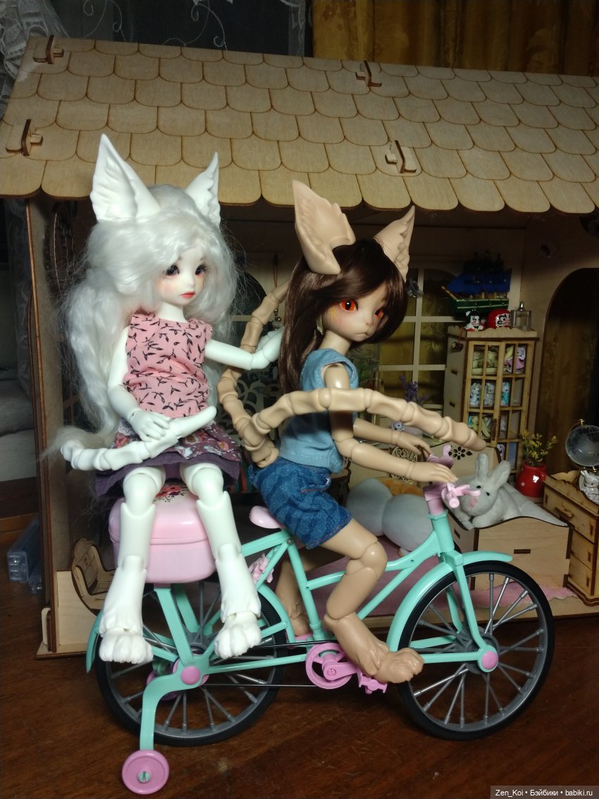 Велосипед 2 | Бэйбики Велосипед 2 — Куклы Dream Valley (Дрим Валлей): BJD (БЖД) (фото 9)