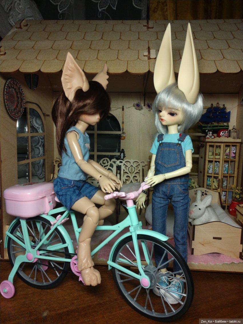 Велосипед 2 | Бэйбики Велосипед 2 — Куклы Dream Valley (Дрим Валлей): BJD (БЖД)