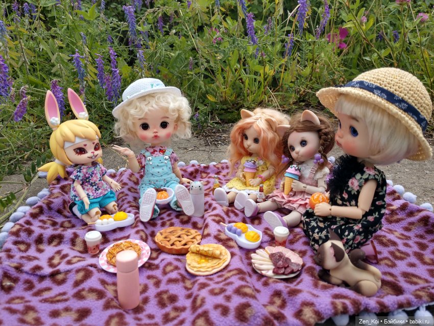 Пикник — Фотоистории с куклами BJD (БЖД): сериалы