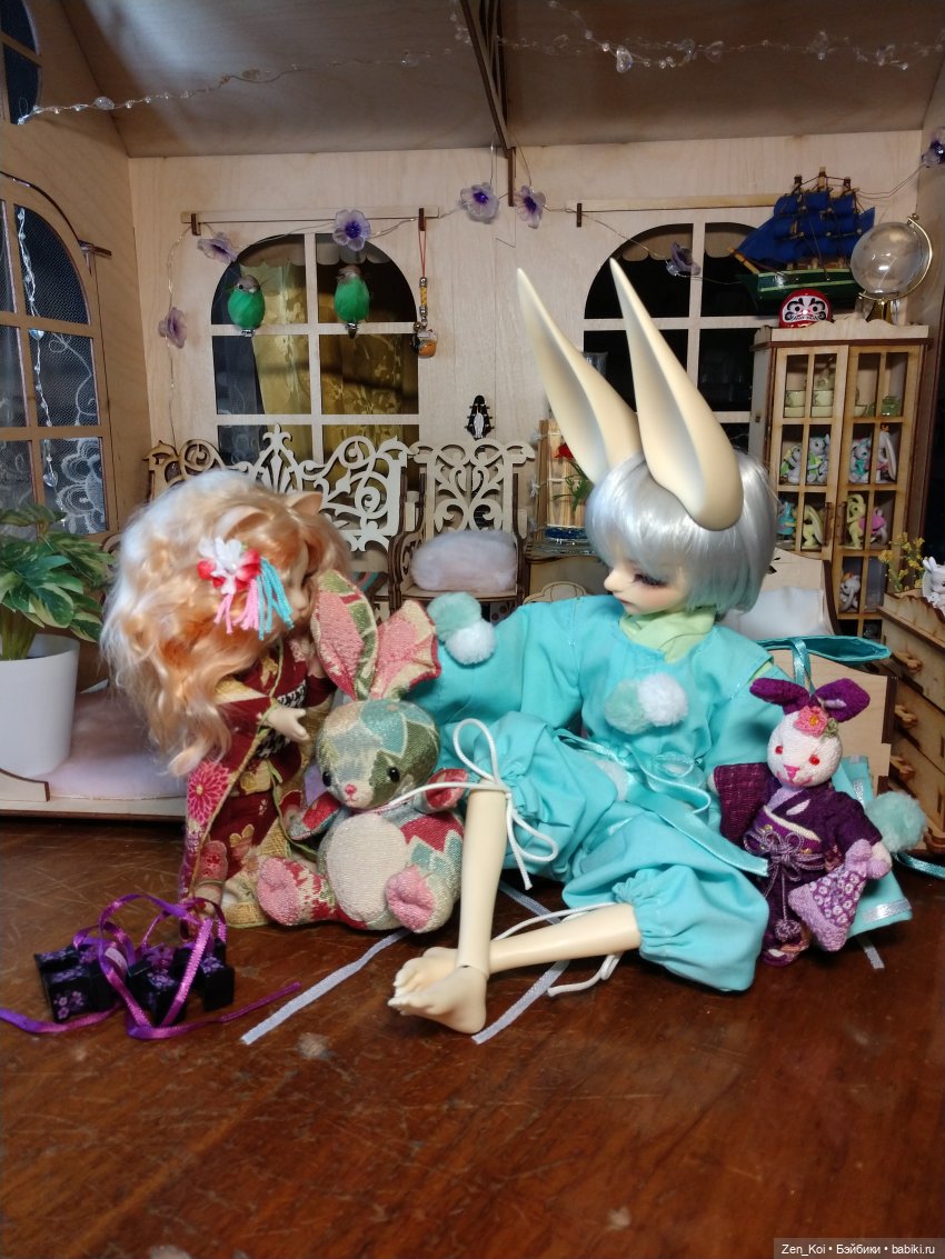 Вечер кимоно — Фотоистории с куклами BJD (БЖД): сериалы