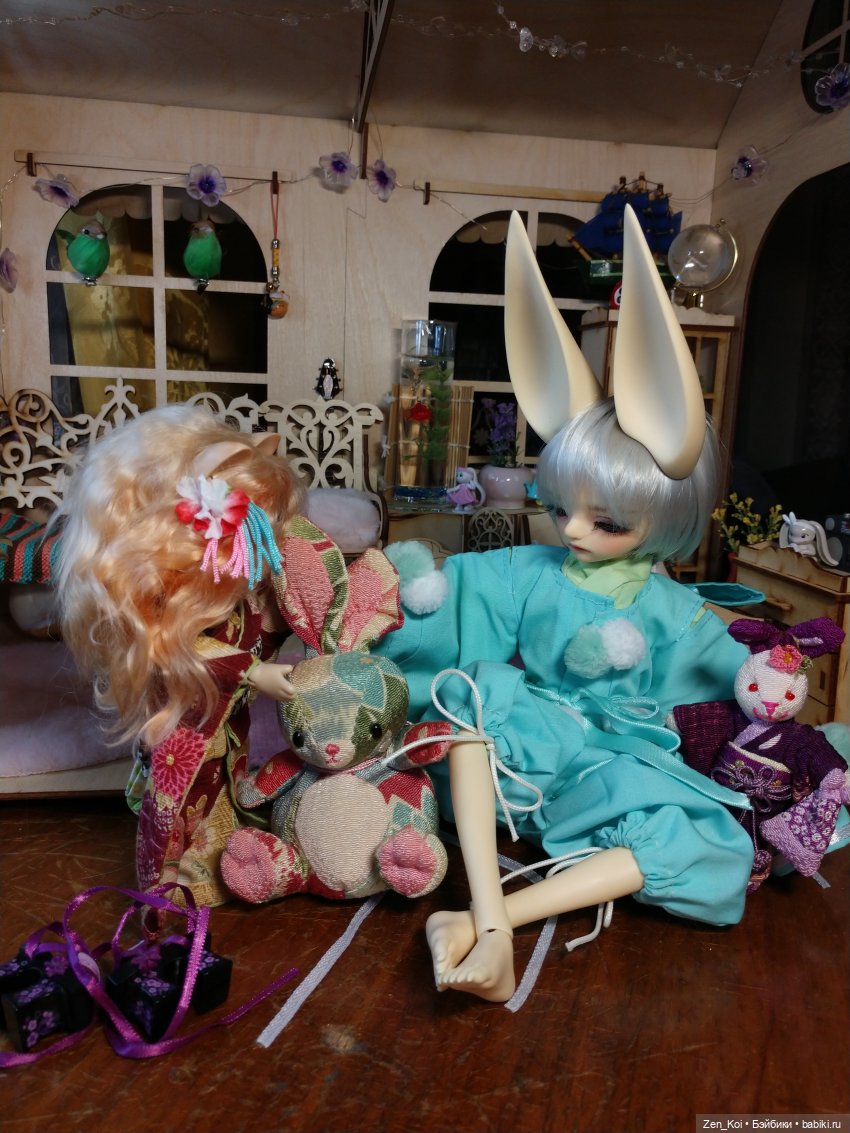 Вечер кимоно — Фотоистории с куклами BJD (БЖД): сериалы