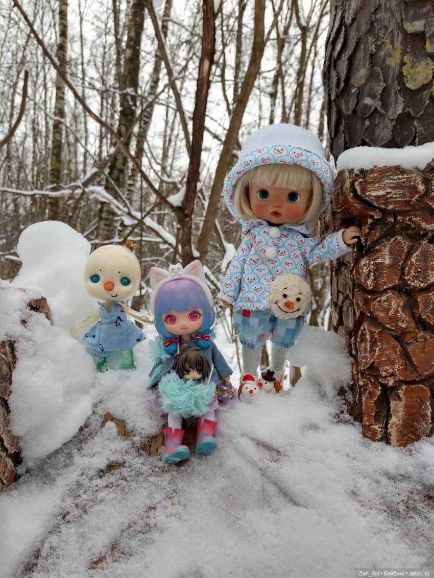 Зимний лес — Фотоистории с куклами BJD (БЖД): сериалы