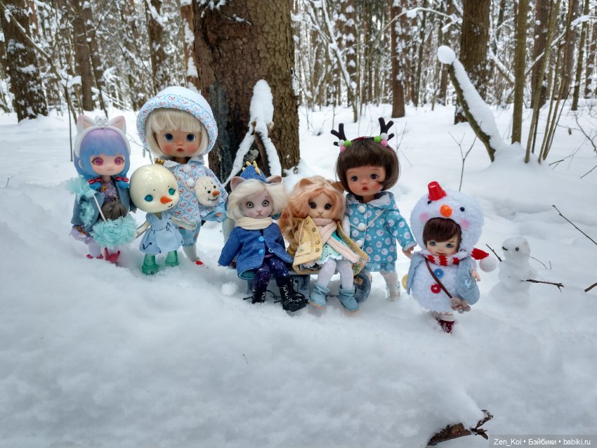 Зимний лес — Фотоистории с куклами BJD (БЖД): сериалы (фото 10)