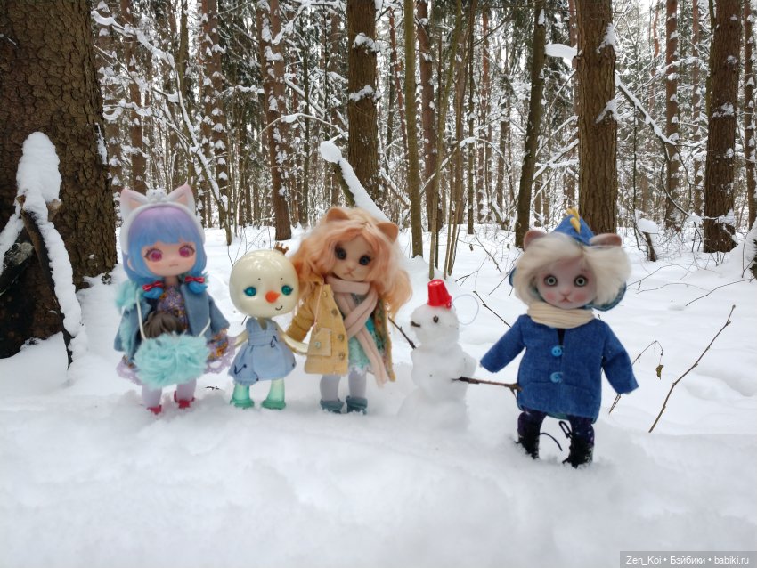 Зимний лес — Фотоистории с куклами BJD (БЖД): сериалы (фото 7)