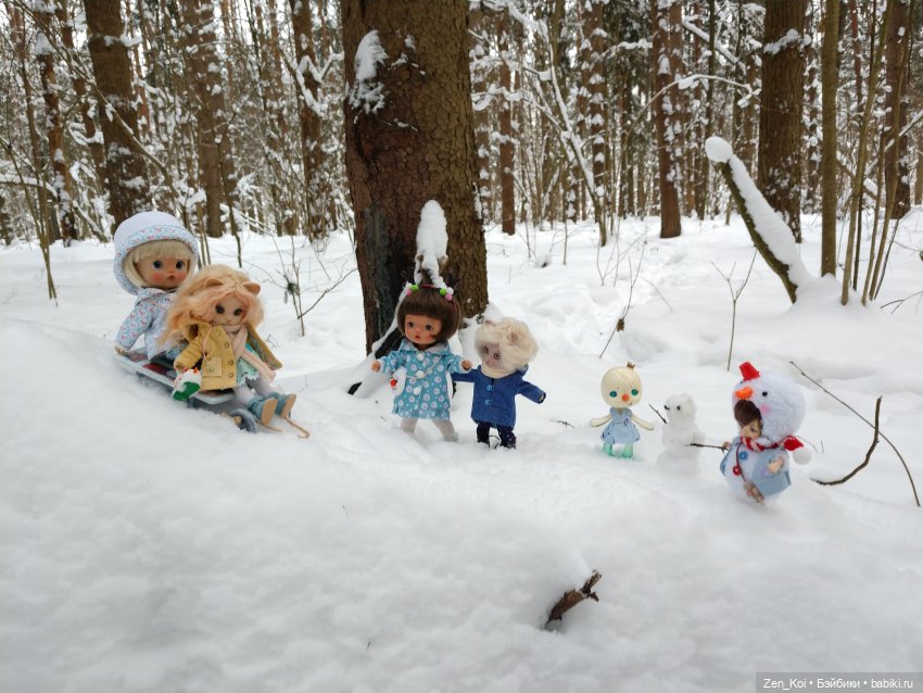 Зимний лес — Фотоистории с куклами BJD (БЖД): сериалы (фото 9)