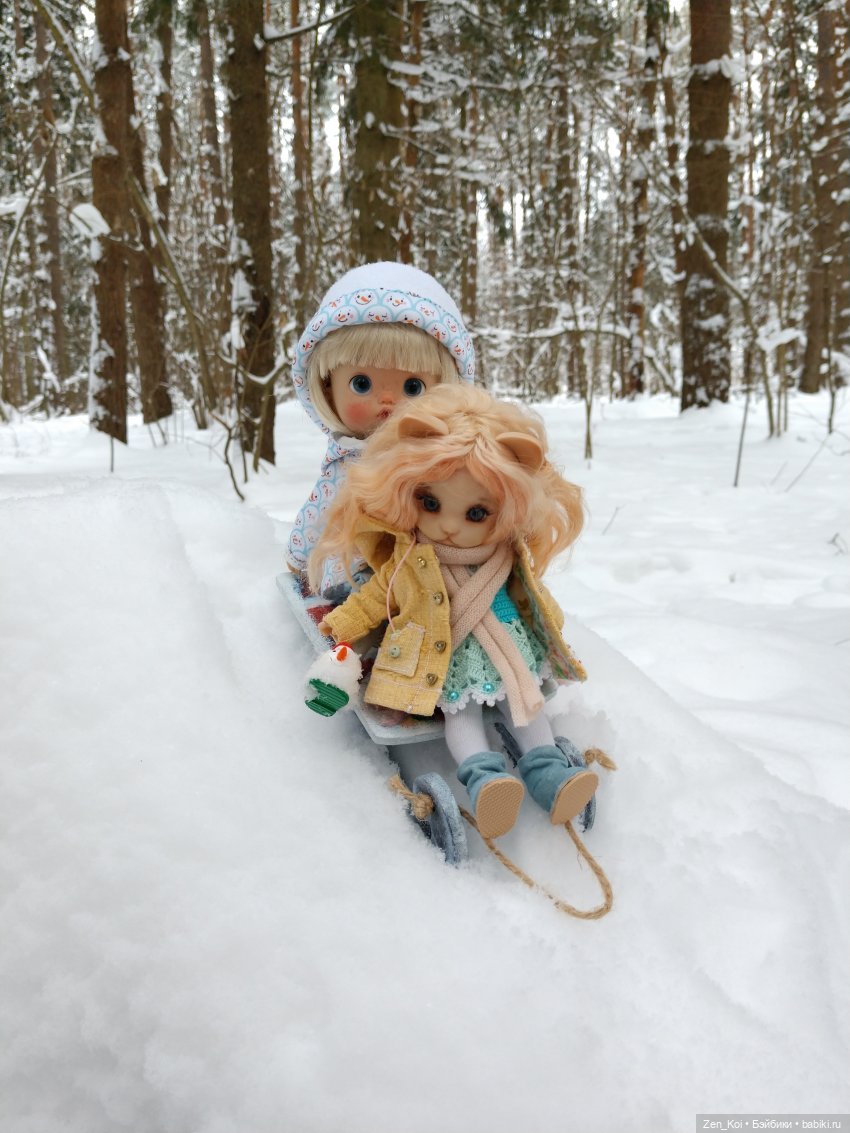 Зимний лес — Фотоистории с куклами BJD (БЖД): сериалы (фото 3)