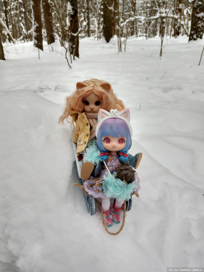 Зимний лес — Фотоистории с куклами BJD (БЖД): сериалы (фото 2)