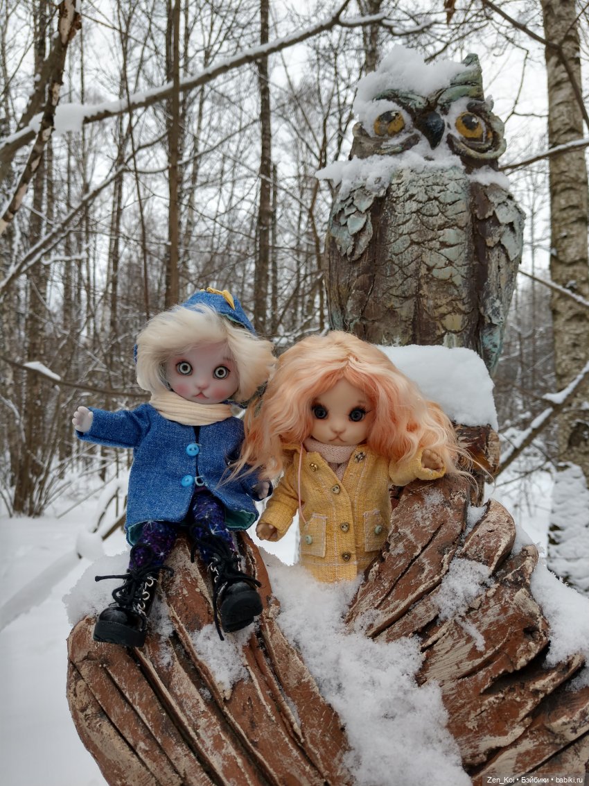 Зимний лес — Фотоистории с куклами BJD (БЖД): сериалы