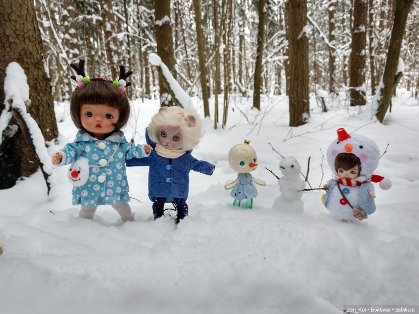 Зимний лес — Фотоистории с куклами BJD (БЖД): сериалы (фото 6)