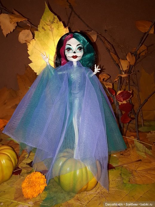 Осенняя зарисовка скелетными кисточками (фото 6)