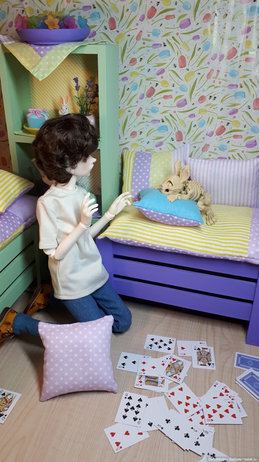 Пасхальный кролик | Бэйбики Пасхальный кролик — Коллекции игровых кукол (Playline): фото полок