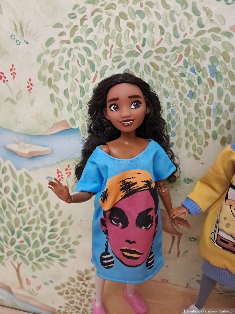 Пятна краски и фигвам — Куклы Disney Animators и Принцессы Диснея: Disney Store (фото 2)