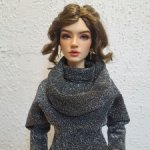 Платье с люрексом для SD