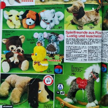 Игрушки детства из немецких каталогов