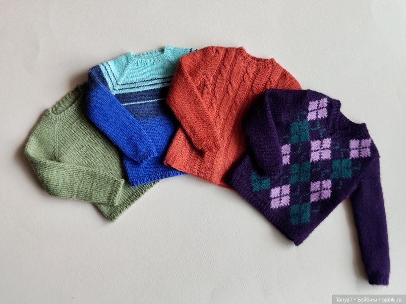О свитерах — Одежда и обувь для кукол своими руками: фото